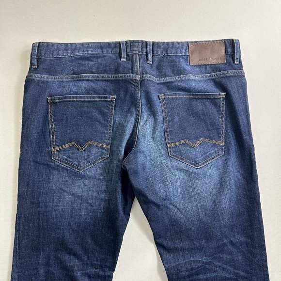 Hugo Boss Orange 24 Barcelona Today Denim Jeans Mens Size W38 L29 Dark Wash Blue - Picture 5 of 11